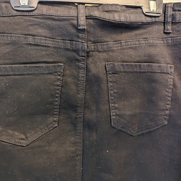 Denim Club Black Long Denim Skirt - Picture 4 of 4